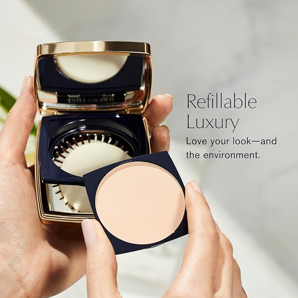 ESTÉE LAUDER DOUBLE WEAR 12-HOUR STAY-IN-PLACE MATTE FACE POWDER FOUNDATION | CONTROLS OIL & SHINE, 0.39 OUNCE, 1W2 SAND