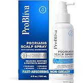 ProBliva Psoriasis Scalp Spray: Scalp Treatment for Psoriasis, Dandruff &amp; Seborrheic Dermatitis &ndash; On-Demand Itch Relief &ndash; Helps Relieve Flaking, Scaling &amp; Dryness &ndash; Lightweight &amp; Non-Greasy &ndash; 4 fl.oz
