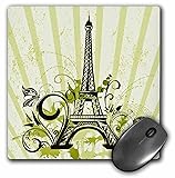 3dRose Anne Marie Baugh France - Green Eiffel Tower