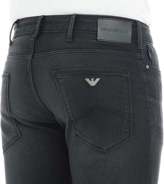 armani slim fit jeans black