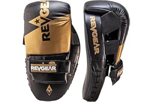 Revgear Phoenix Boxing Mitts and Pads Pair (All in One - Target & Glove) - Ideal Boxing Equipment for Men, Women, Kids - Perfect for MMA, Muay Thai, Kickboxing, Sparring, and Boxeo Training