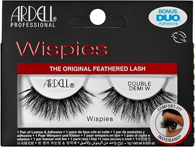 Ardell Double Up Demi Wispies False Eyelashes - Full Volume Vegan (1 Pair)