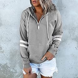 tie dye Sweatshirts for Women Grey Hoodie Long