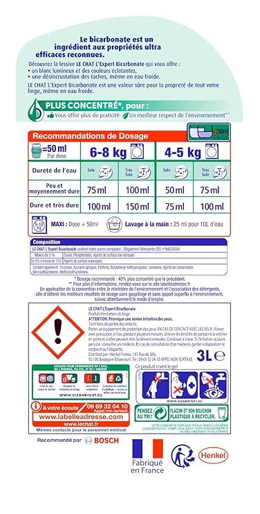 The Cat The Laundry Liquid Expert 3 L Amazoncouk Health