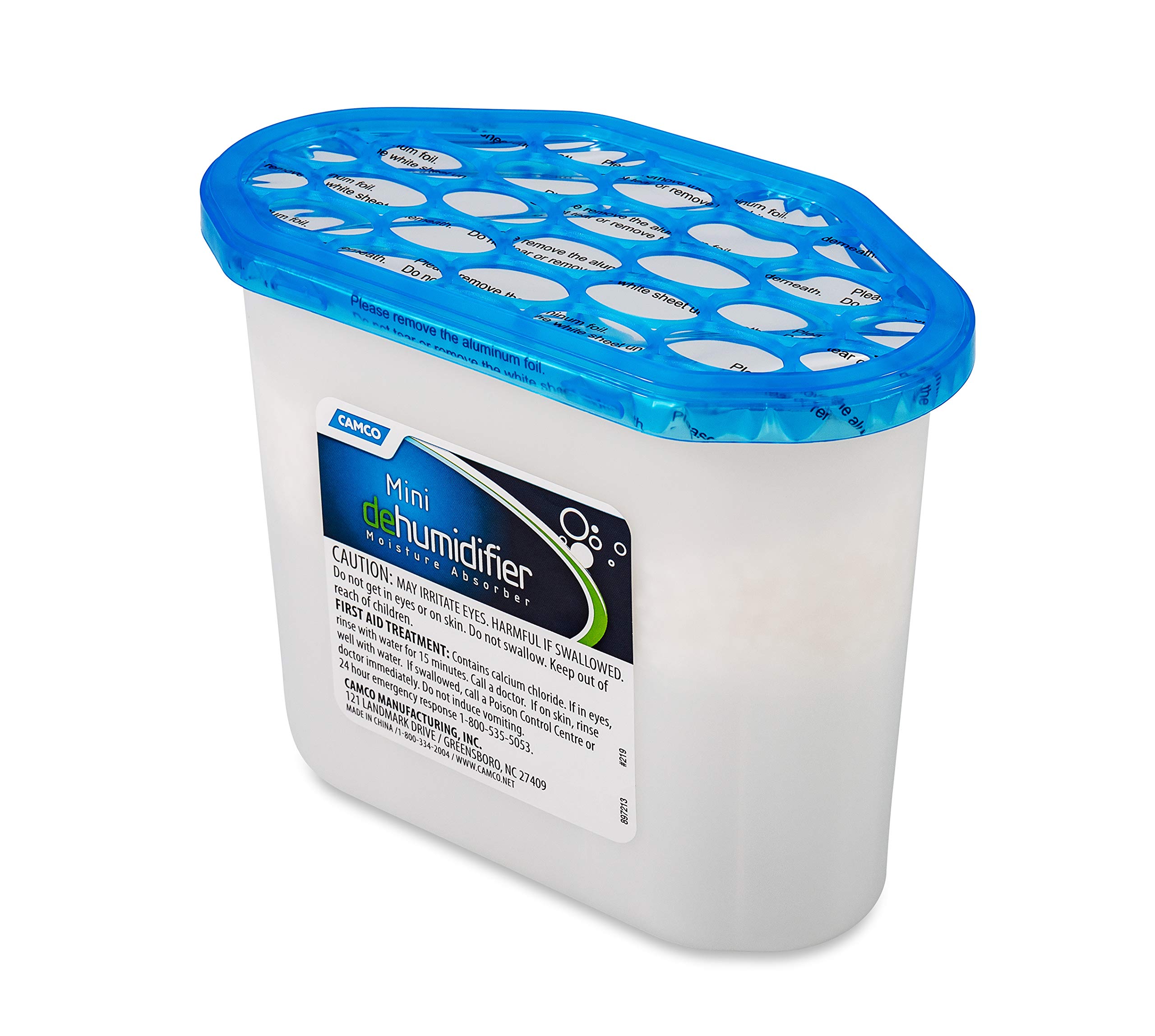 Camco Camper/RV Mini Dehumidifier - Moisture Absorber for Small Spaces - Fragrance Free (44195)