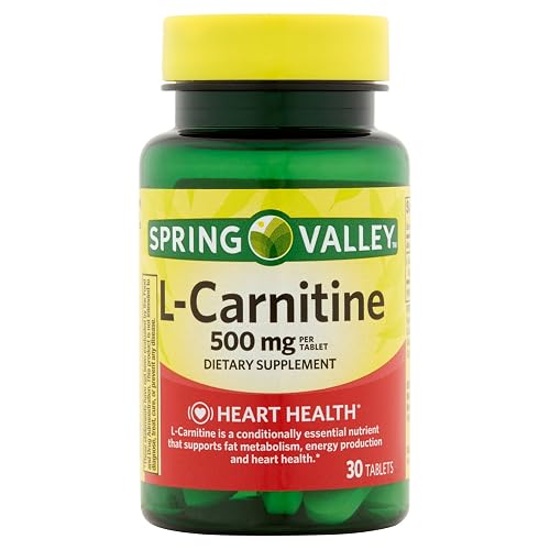 l carnitine buy dubai Spring Valley 30 Tablets 500 mg L-Carnitine Dietary Supplement 30 in - UAE Detoxify Dr. Blues B12 5000 BPC157:10mg carnitine supplement that helps