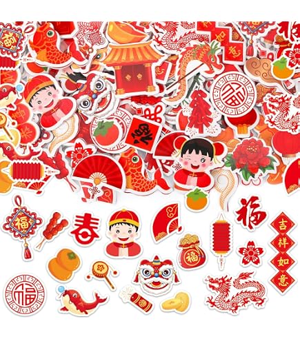 Le Nouvel An chinois, avec plus de 150 autocollants (Usborne) Le Nouvel