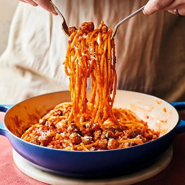 RUSTICHELLA D’ABRUZZO LINGUINE (PACK OF 3), 500G EACH – CLASSIC ITALIAN LONG PASTA – TONGUE-SHAPED BAVETTE FOR FISH AND SHELLFISH SAUCES