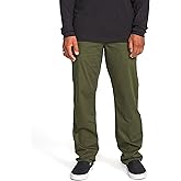 Volcom Mens Tustin Utility Workwear Pant – Durable Cotton Twill Pants with Utility Cargo Pockets