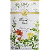 Celebration Herbals Organic Mullein Leaf Tea Bags 24 Count