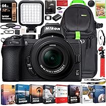 初心者セットNikon Z50 標準&単焦点レンズセット　カメラケース付き Amazon.com : Nikon Z 50 with Wide-Angle Zoom Lens | Compact