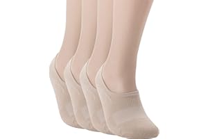 Pro Mountain No Show Socks Wide Toe Box For Health Bunion Unisex Size S to X-Large Cotton Cushion Footies