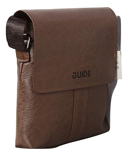 Guide Leather Cross Body Travel Sling/Messenger Bag for Men