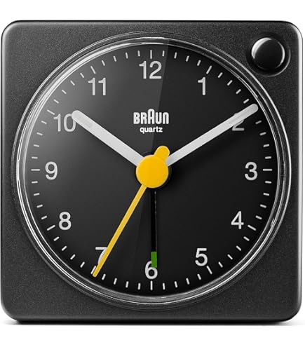 Amazon.com: Braun Classic Analogue Travel Alarm Clock with Snooze