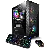iBUYPOWER SlateMesh Gaming PC Computer Desktop,13th Gen Intel Core i7-13700F, NVIDIA GeForce RTX 4060 8GB, 32GB DDR4 RAM, 2TB SSD, WiFi Ready, Windows 11 Home
