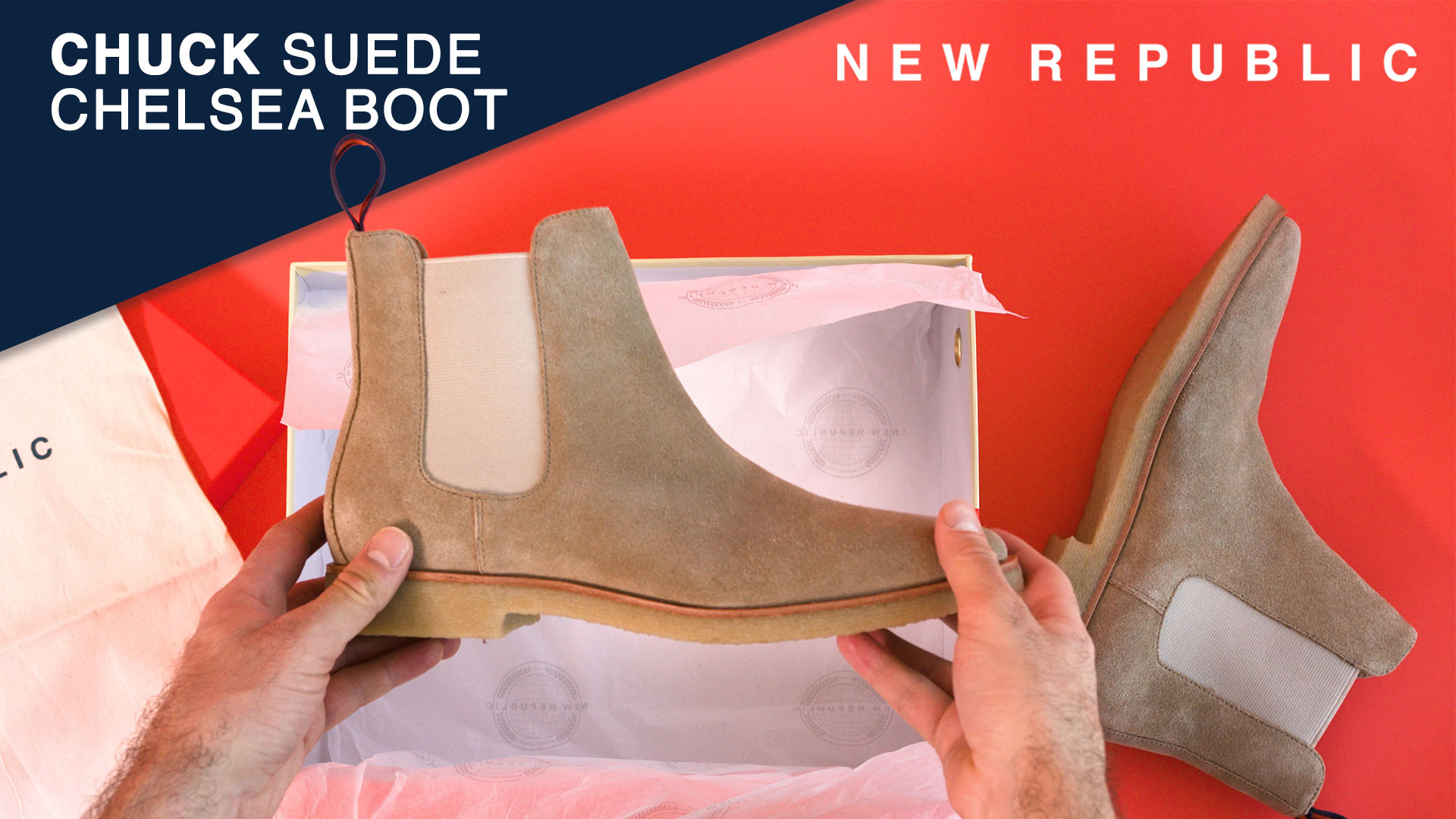 New Republic Chuck Suede Chelsea Boot 