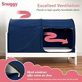 Snuggy Snuggy Pod Bed Canopy Navy Single Bed Tent view 6