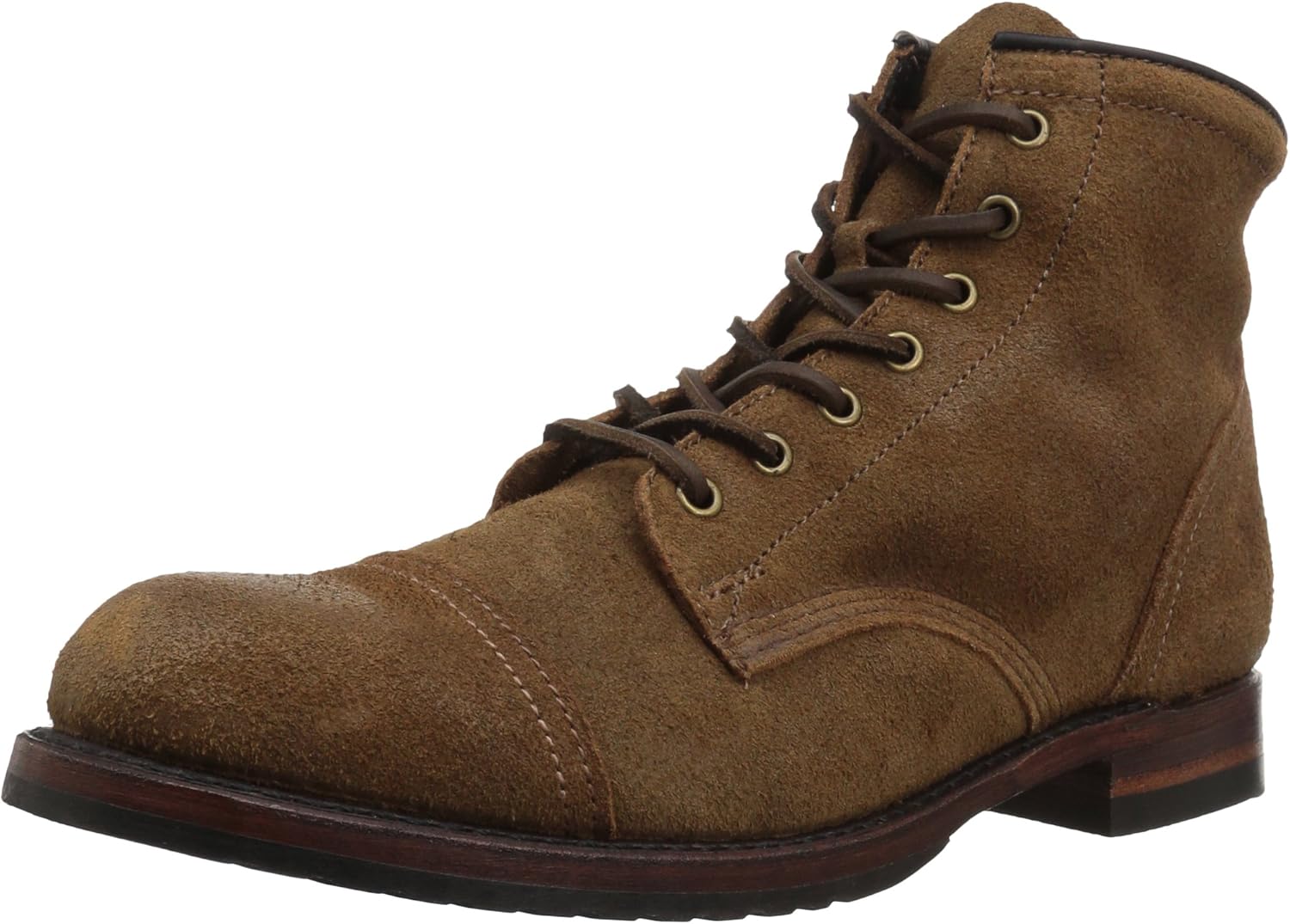 frye logan cap toe black