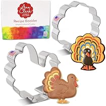 Lot de 2 emporte-pièces en forme de dinde de Thanksgiving fabriqués aux États-Unis par Ann Clark, Turquie et LilaLoa face à la Turquie Lot de 2 emporte-pièces en forme de dinde de Thanksgiving fabriqués aux États-Unis par Ann Clark, Turquie et LilaLoa face à la Turquie