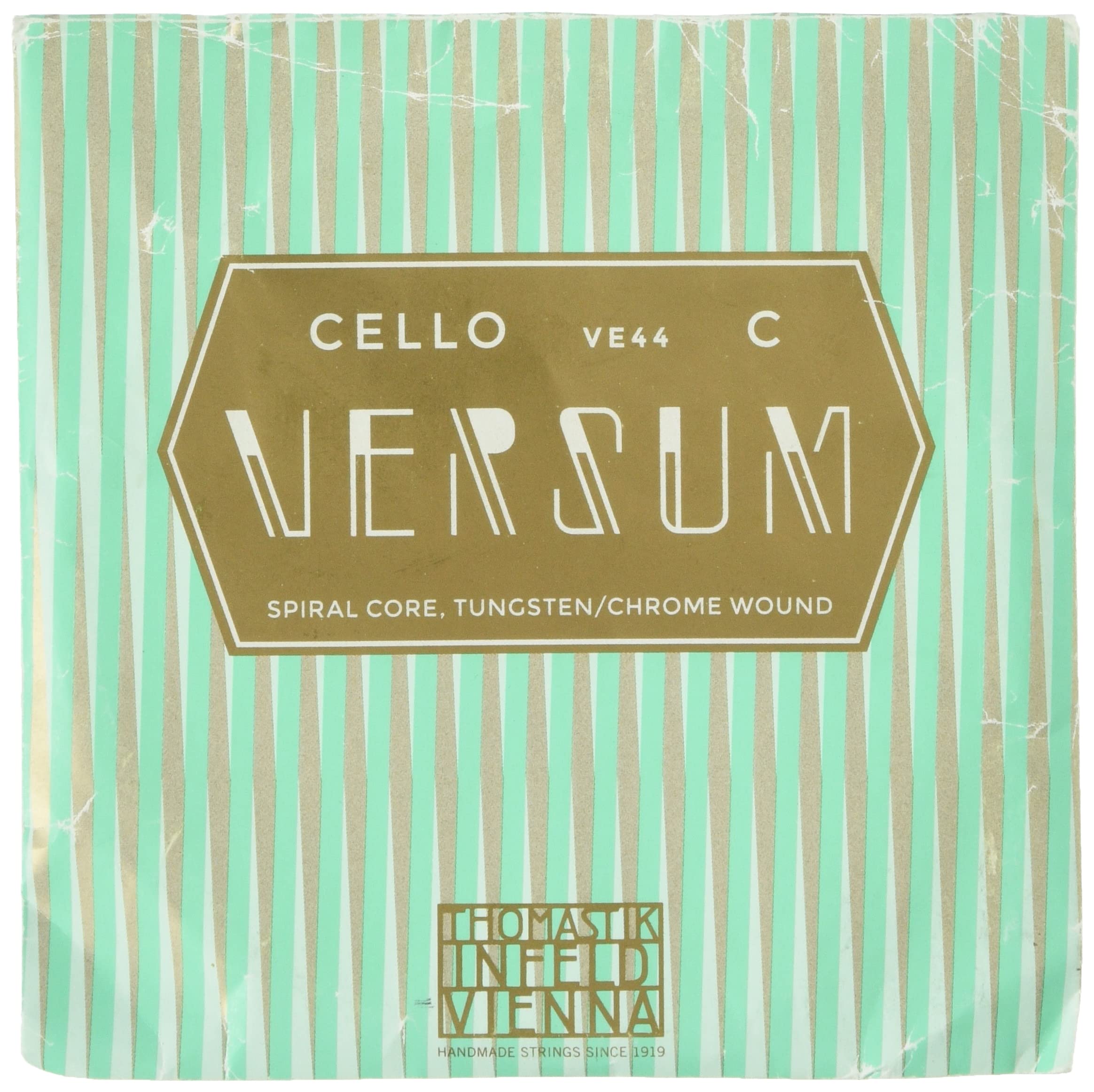 Thomastik single string for cello 4/4 Versum - C string rope core, tungsten/chrome winding, medium