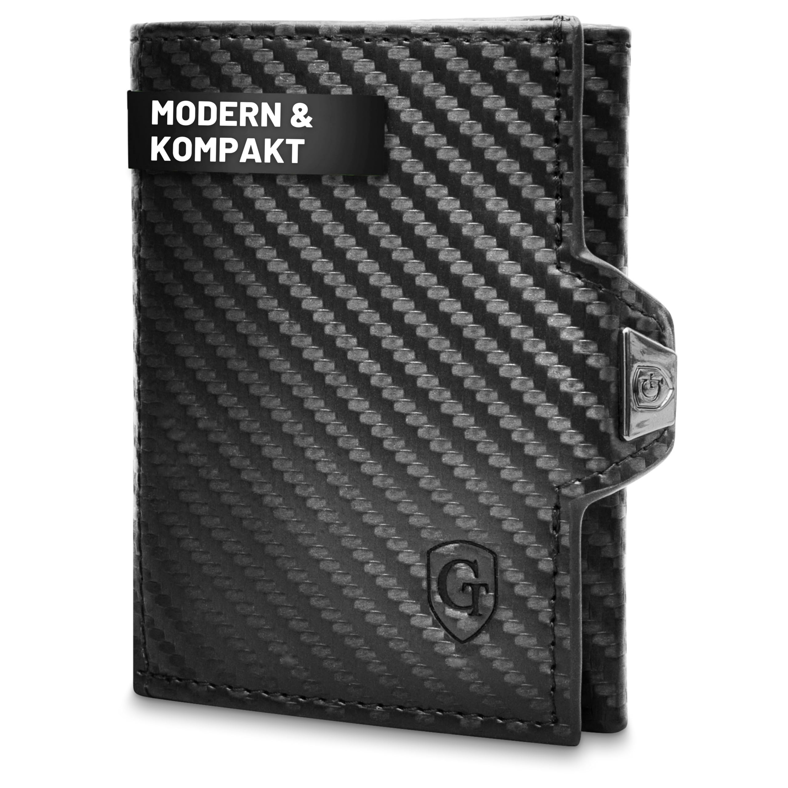 GenTo® SMARTLET - Slim Wallet - Wallet with and Without Coin Pocket - Tested RFID NFC Protection - Small mini Wallet - Thin Card case for Men and Women - Narrow and Smart Wallet - Gift Box Included