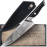 Dalstrong Game of Thrones Stark 8" Chef Knife | Official Licensed Edition - German Steel, 58+ HRC - G10 Handle - For Collectors &amp; Everyday Cooking