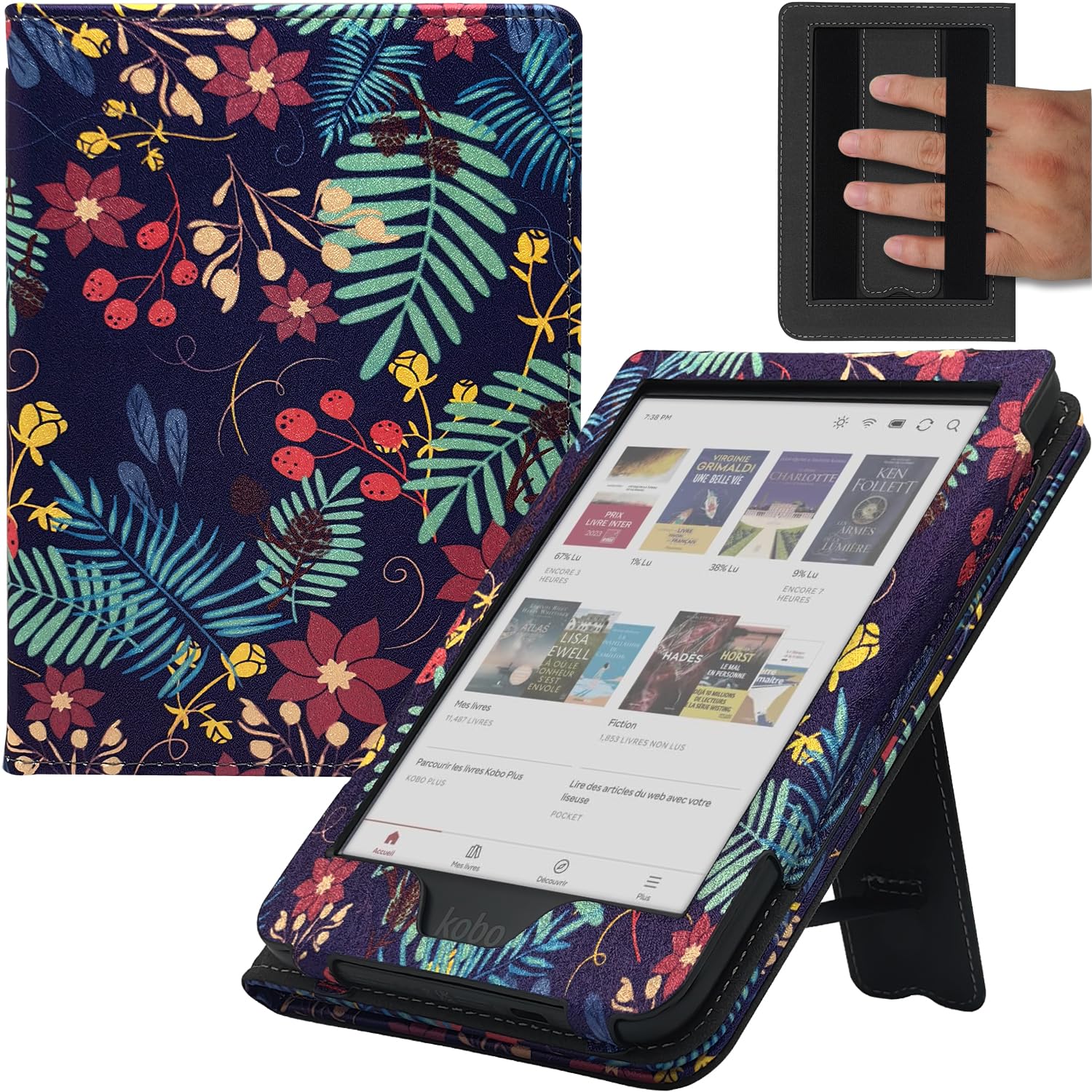 GOVTVA Stand Case for 6'' Kobo Clara Colour/Clara