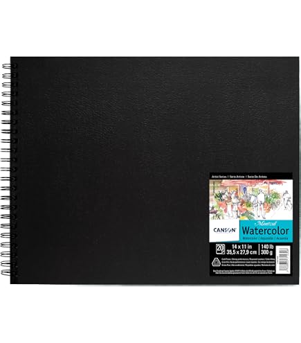 Daler-Rowney A6 Hardback Spiral Sketch Book – Portrait, 160gsm Cartridge Paper, 30 Sheets