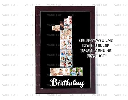 Buy Generic Personalised First Birthday Collage And Mosaic Photo