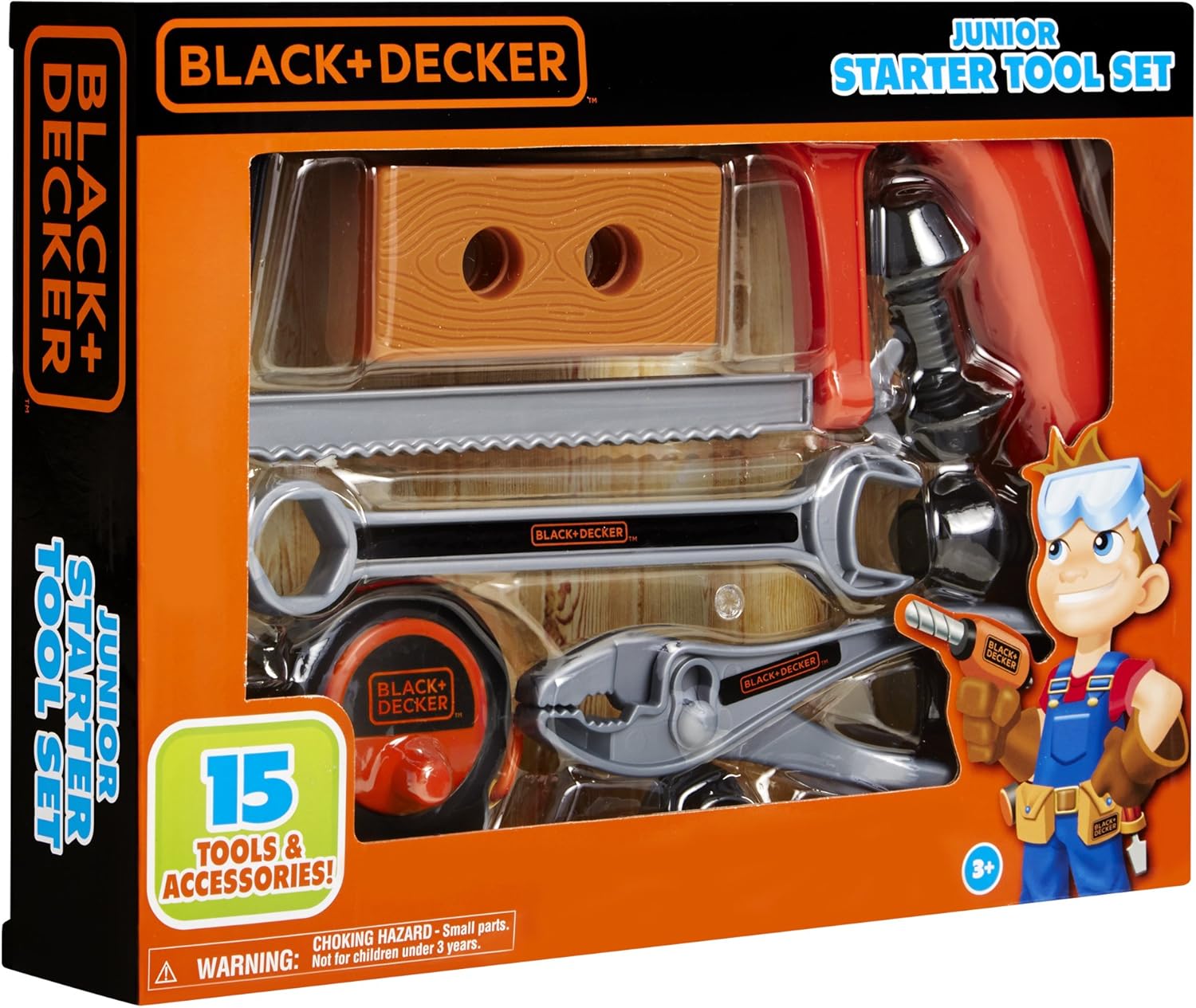 black and decker junior mega tool set