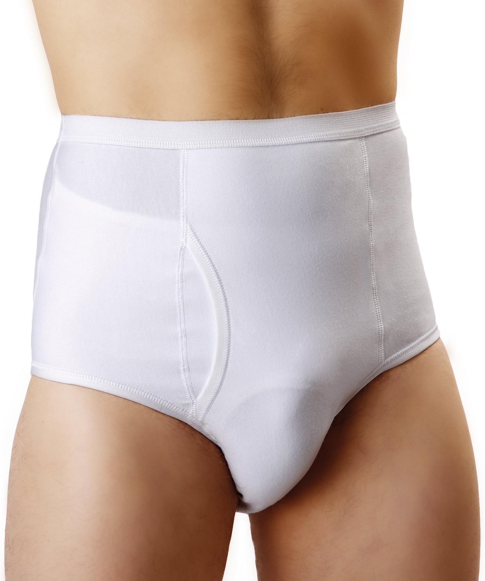 Mens Briefs with Pocket for Stoma/Ostomy Bag – Available in 4 Sizes.