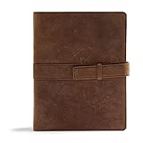 CSB Legacy Notetaking Bible, Tan Genuine Leather