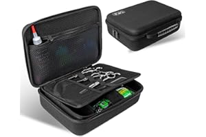 Jeachan Hard Travel Case for Hair Clippers, Hair Cutting Barber Supplies Holder, Trimmer Organizer Storage Bag for Hatteker/Oneisal/Wahl 5Star/Andis Men Razor Guard Grooming Kits