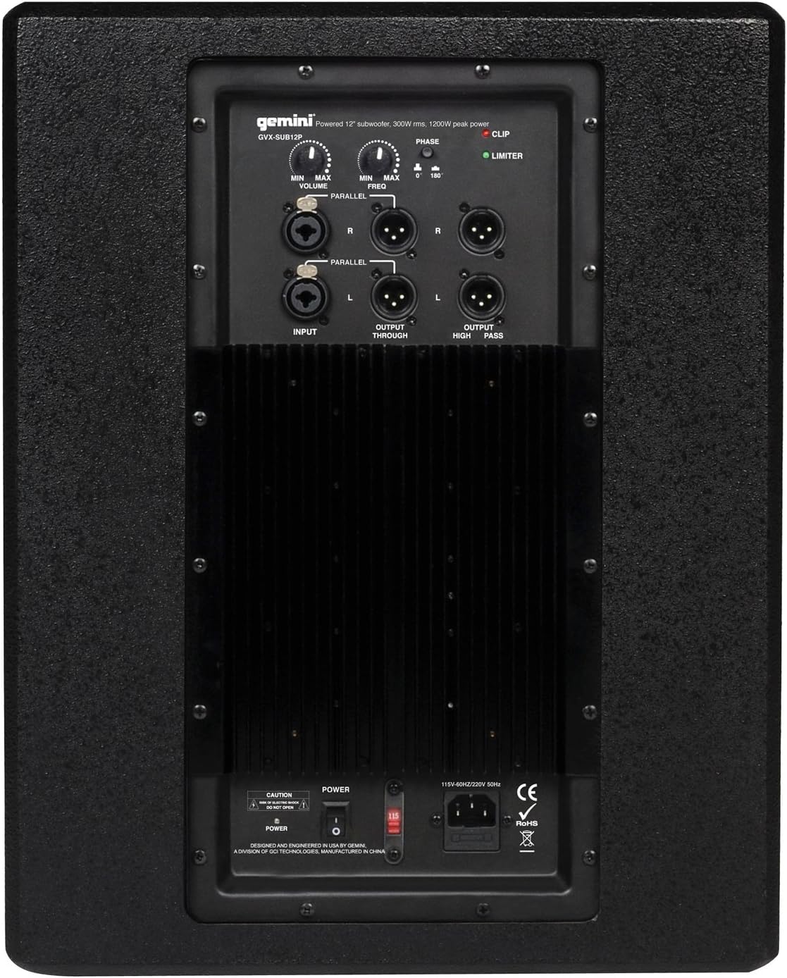 gemini powered subwoofer