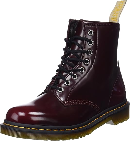 dr martens vegan 101 cherry red