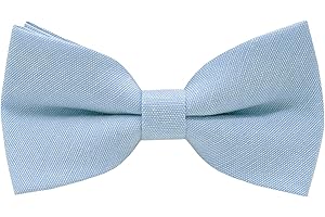 Carahere Pre-Tied Little Boy's Polka Dot Bow Ties Baby Solid Color Bow Ties For Kids M012