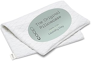 Coop Home Goods - The Original Pillow, Queen Size Pillow Case for Memory Foam Pillows, Breathable Ultra Soft Lulltra Fabric Cover with Zipper, Polyester/Rayon