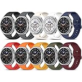 HAYONLIY Sport Bands Compatible for Samsung Galaxy Watch 8 44mm 40mm/Galaxy Watch 8 Classic 46mm,Soft Strap Silicone Replacement No Gap Wristband Men Women