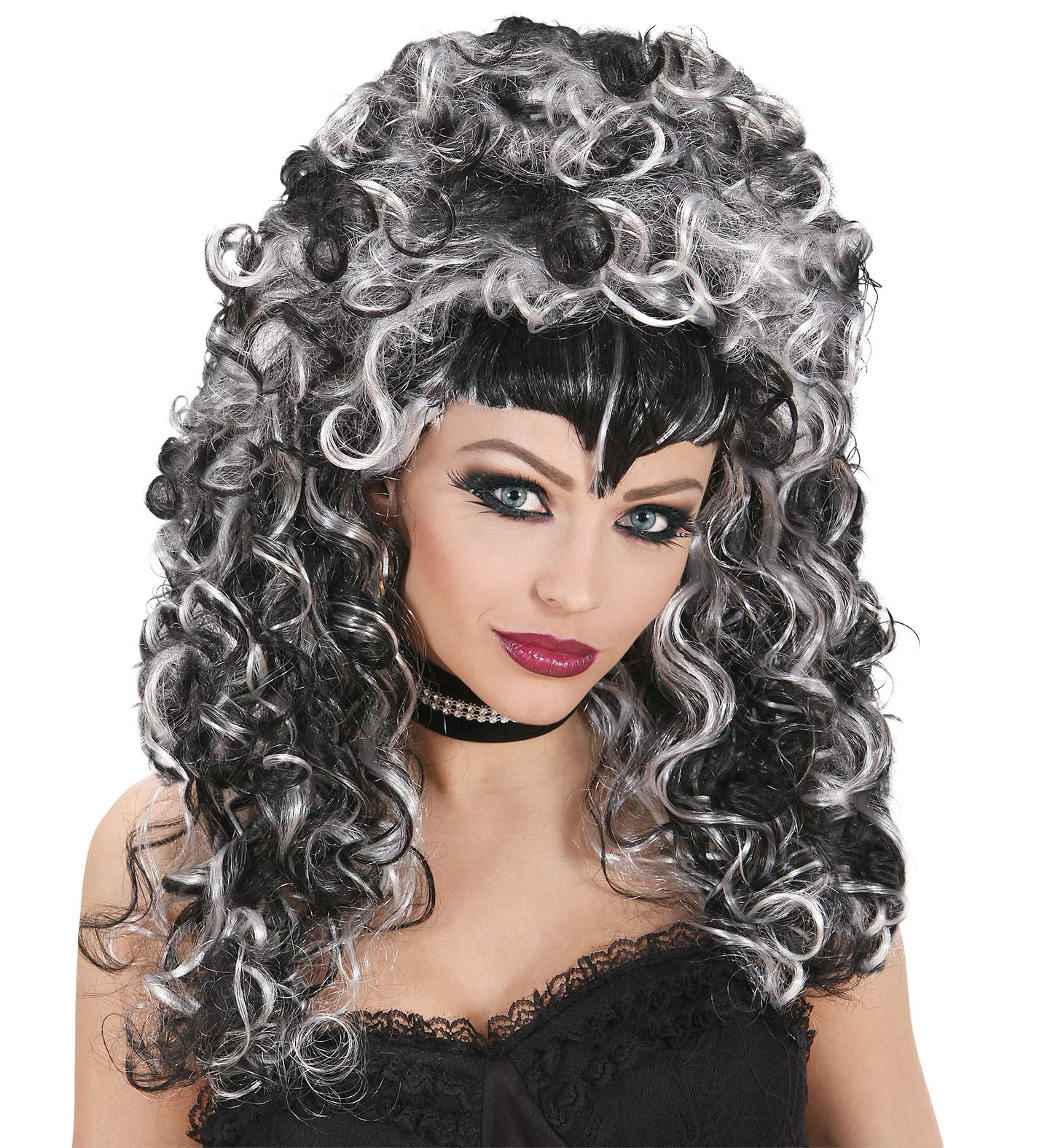 Halooween Morticia Evilicious In Box Wig for Fancy Dress Costumes & Outfits Accessory