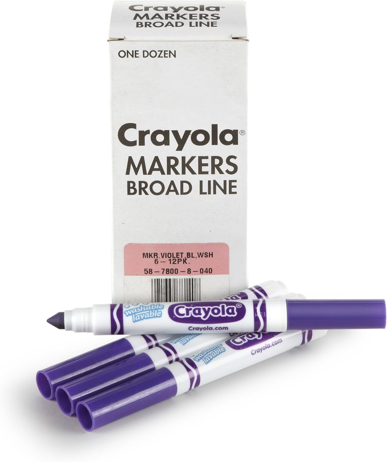 Amazon.com: Crayola 12 Count Washable Bulk Markers, Violet Purple: Toys & Games