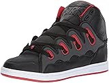 Osiris Men's D3H Skate Shoe, Black/Red, 12 M US