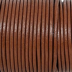 GENIQUE Real/Genuine Round Leather String Cord for