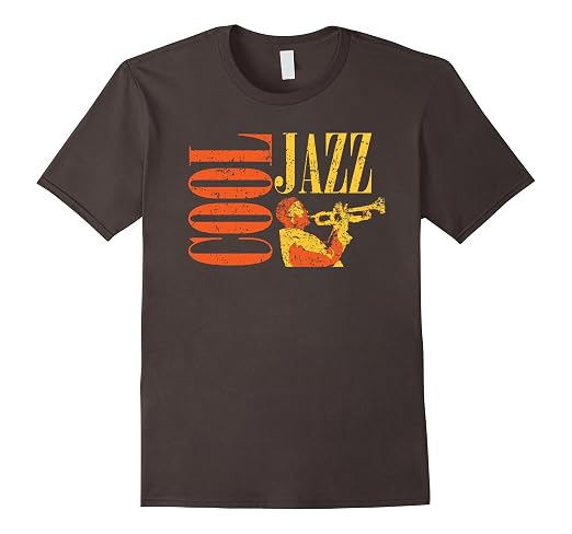 Mens Cool Jazz T-shirt 2XL Asphalt