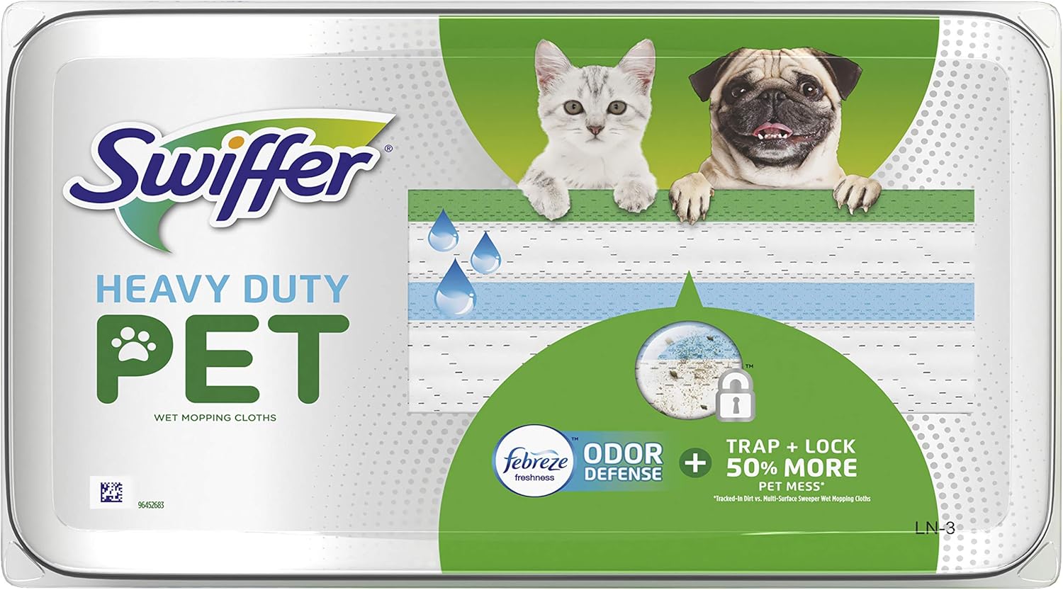 Swiffer Sweeper Heavy Duty Drying Cloths - 20ct, Lavender Vanilla & Comfort