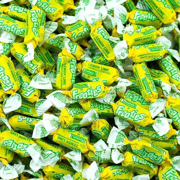 LEMON LIME FROOTIES – TOOTSIE ROLL CHEWY CANDY – 360 PIECE COUNT, 38.8 OZ BAG