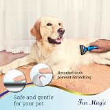 Fur Magic Deshedding Dematting Tool 2-in-1 Dual-Sided Grooming Brush view 4