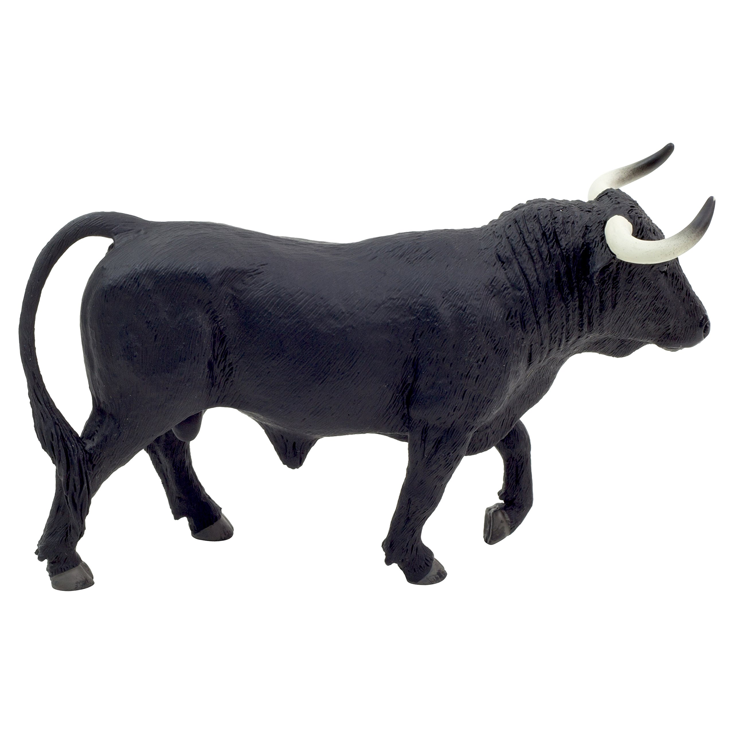 Mojo Fun 387224 Spanish Fighting Bull Realistic Farm Animal Replica