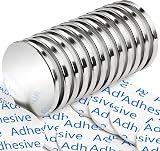 FINDMAG 10 Pack Neodymium Magnets 30x3 mm 8 kg Pull Double-Sided Adhesive view 1