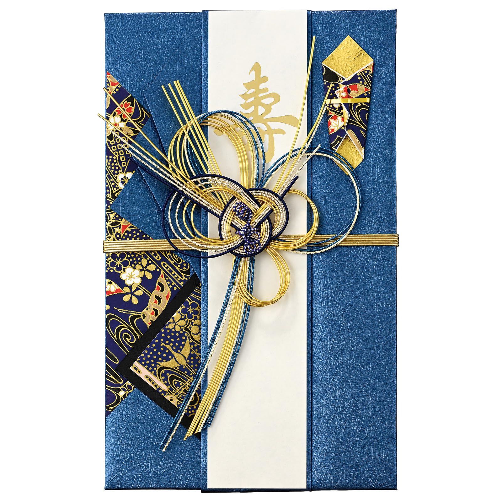 マルアイ 祝儀袋 結婚式 デザイン 和風 大金 青 1枚 キ-658B商品画像