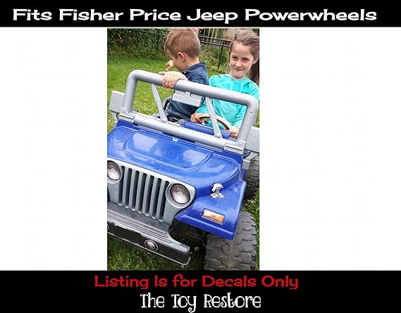 power wheels jeep decals